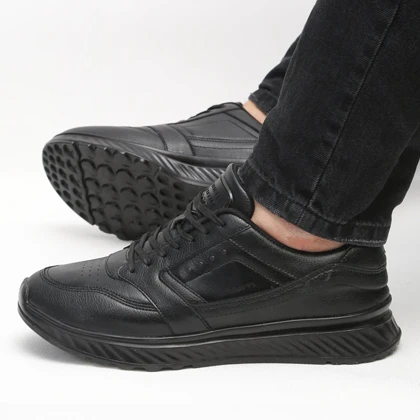 کفش و کتانی اسپرت مردانه مدل اکو ECCO رنگ مشکی کد 6529