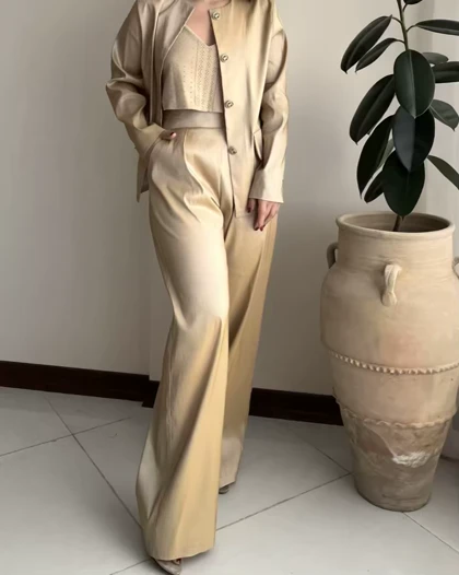 کت و شلوار مجلسی تافته ، زنانه