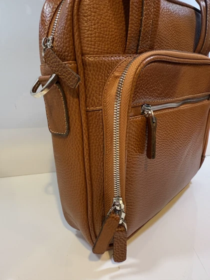 کیف دوشی چرم طبیعی301 عسلی