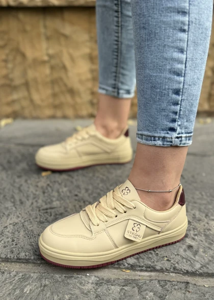 کتانی زنانه مدل ونس گل 2025 (برند نونا)