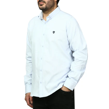 پیراهن آستین بلند ساده مردانه مدل 61029149