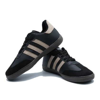 کفش کتانی زنانه مدل samba - 0048_black_White