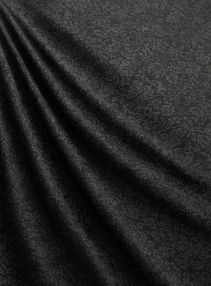 پارچه چادر مشکی طرح دار برند رولنس اصل کره ای کد 113