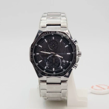 ساعت مچی مردانه امپاور Empower سه موتور فعال کرنوگراف تمام استیل