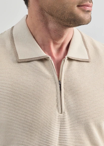 پولوشرت نیم زیپ knit