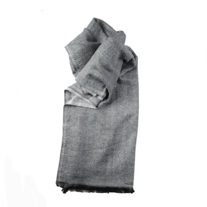 شال زنانه بافت رنگ نوک مدادی