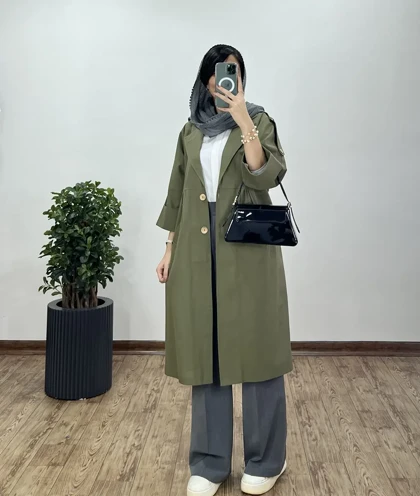 مانتو لینن بلند سحر 7