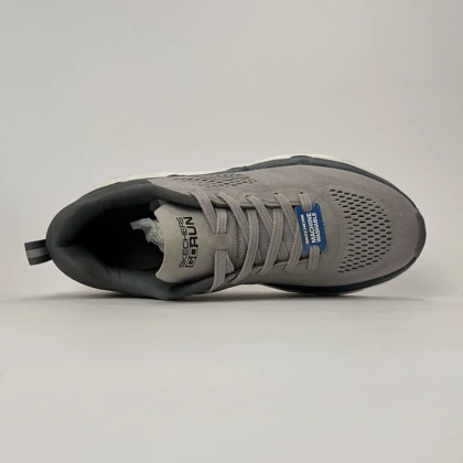 کفش پیاده روی اسکچرز مدل Max cushion کیفیت مستر طوسی