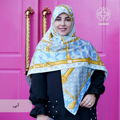 روسری ابریشم ژاکارد دلربا