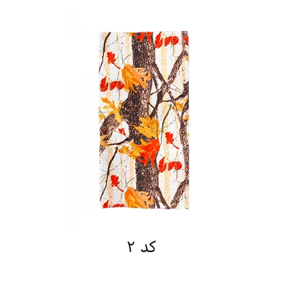 دستمال سر و گردن سوزنی طرح پاییزی
