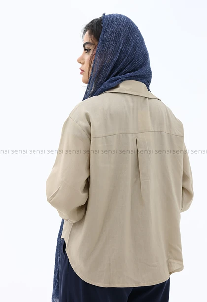 شومیز زنانه لینن مارینا کد1006235