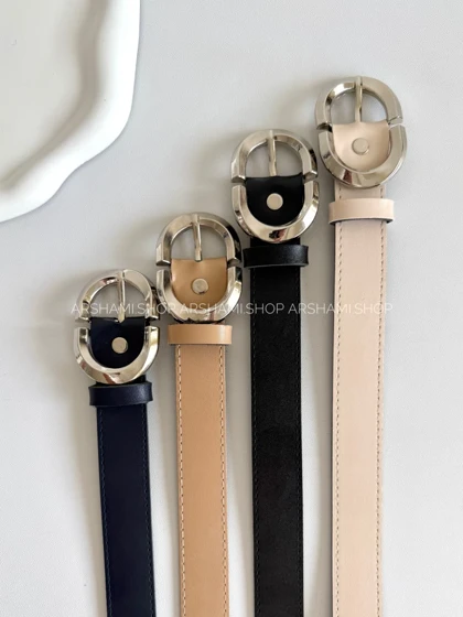 کمربند چرمی زنانه بهنیا