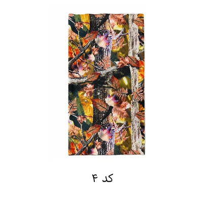 دستمال سر و گردن سوزنی طرح پاییزی