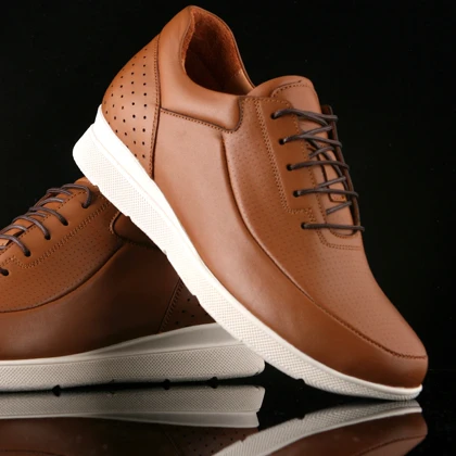 کفش روزمره زنانه چرم یلسان مدل نیها کد 629-GN