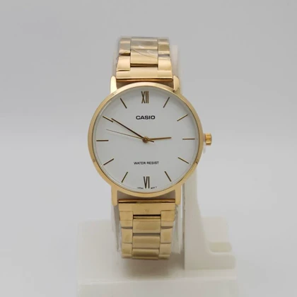 ساعت مچی مردانه کاسیو Casio MTP-1302 طراحی مینیمال با اعداد یونانی