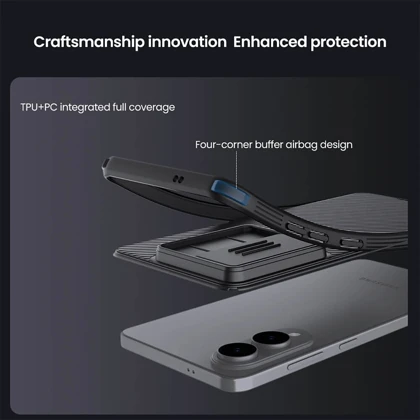 قاب محافظ گوشی سامسونگ گلکسی اس 25 Edge نیلکین CamShield Pro Camera protective