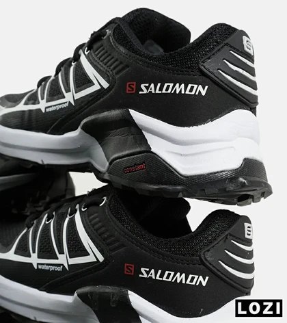کفش کتانی مردانه و زنانه مشکی سفید Salomon Lab V.02
