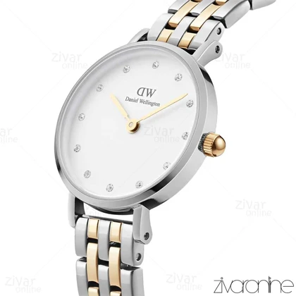 ساعت دنیل ولینگتون پتیت دورنگ صفحه گرد 104910