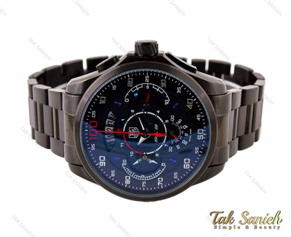 ساعت تگ هویر مرسدس بنز مردانه مشکی بند فلزی Tag-2960-G