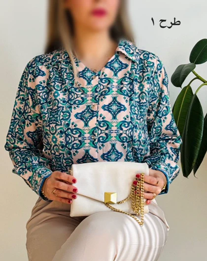 شومیز یقه هفت ناز