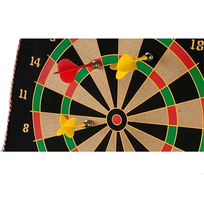 دارت مگنتی حرفه ای MAGNETIC DARTBOARD دو طرفه با 6 تیر مغناطیسی