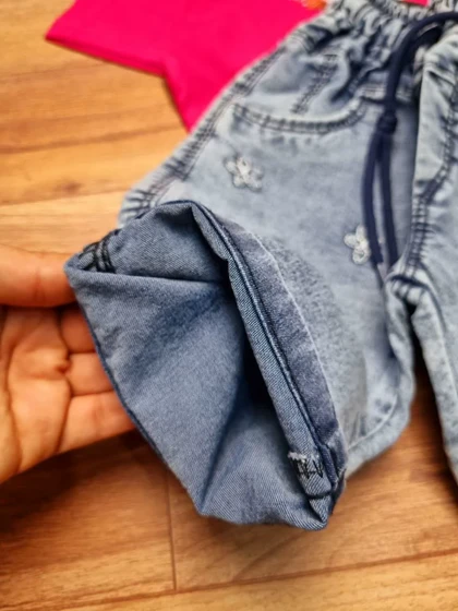 شلوارک جین دخترانه