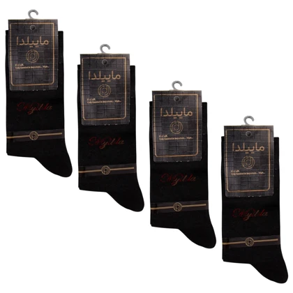 جوراب مردانه ماییلدا مدل 3629-92 بسته 4 عددی