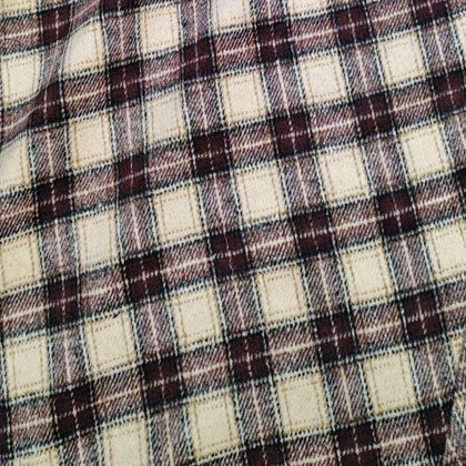 دامن چهارخونه پشمی قد 90 کد 50138