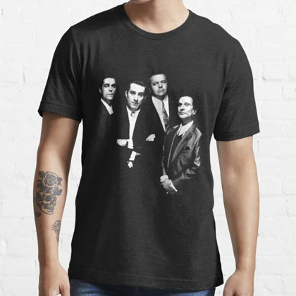 تیشرت رفقای خوی | تیشرت GoodFellas طرح four members handsome black کد 117292
