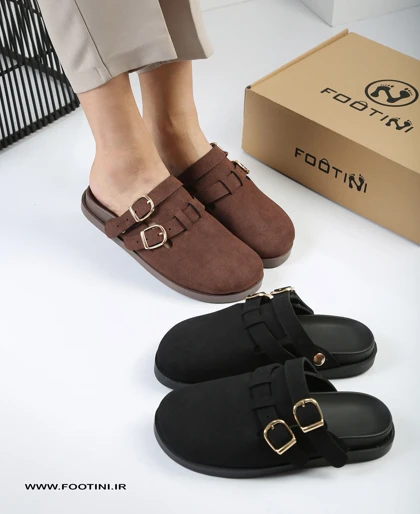 دمپایی جلو بسته سگک دار KVI