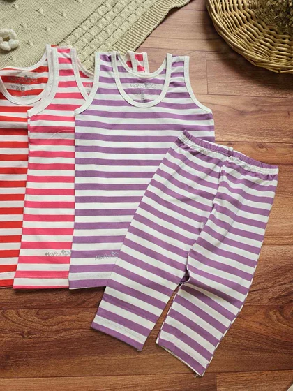 زیرپوش شلوارک راه راه دخترانه