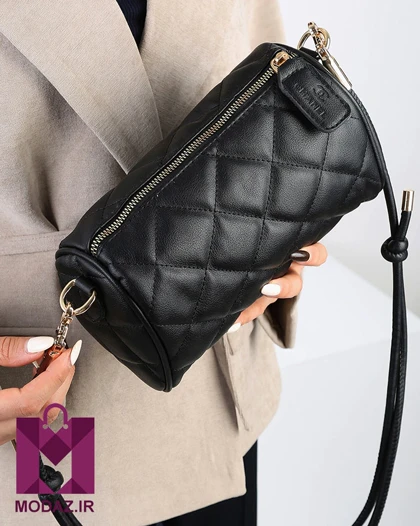 کیف زنانه چرم دوشی طرح لوزی K237