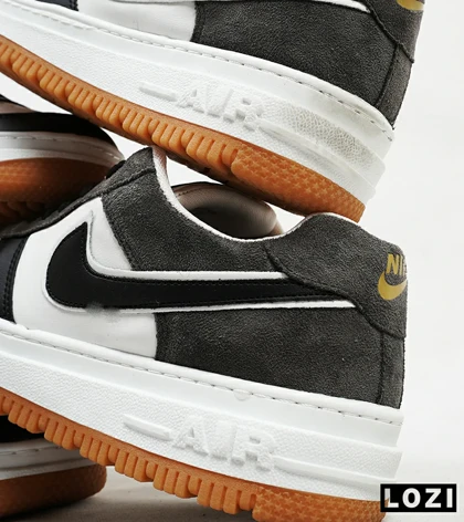 کفش کتانی بزرگ پا مشکی طوسی نایک NIKE AIR FORCE مدل 4775