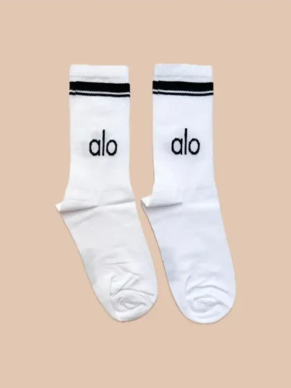 جوراب ساق بلند طرح alo یونیسکس
