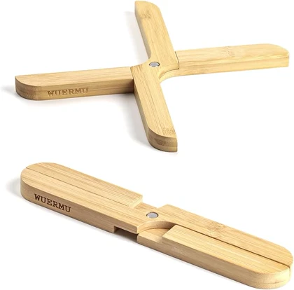 زیر قابلمه ای چوبی مگنتی دو تیکه