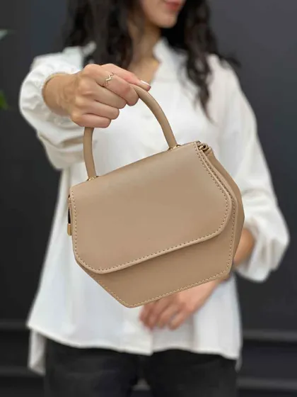 کیف دسته دار شش ضلعی