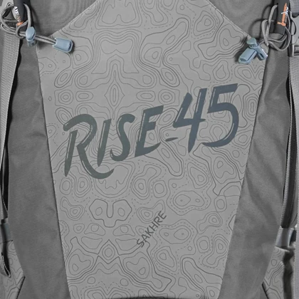 کوله پشتی کوهنوردی 45 لیتری صخره مدل Rise-45