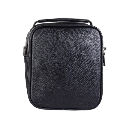 کیف دوشی چرم دو زیپ مردانه