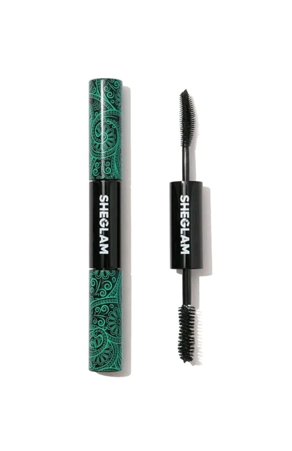 ریمل دو سر ضدآب حجم‌دهنده و بلندکننده شیگلم Sheglam مدل All-In-One Volume & Length Waterproof Mascara حجم 12 میل