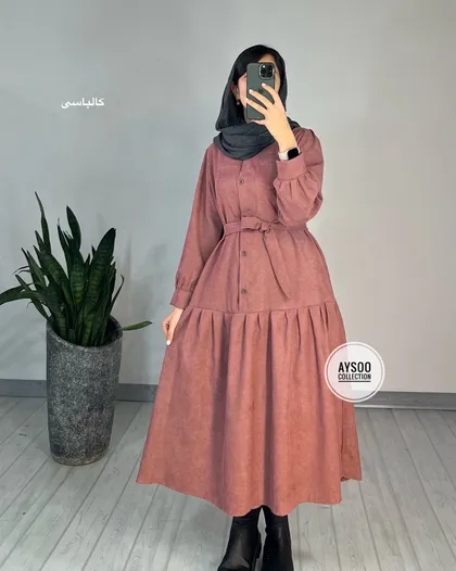 پیراهن مانتویی همتا