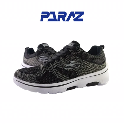 کفش اسپرت و روزمره مردانه برند اسکچرز Skechers رامیرو مشکی طوسی کد 250
