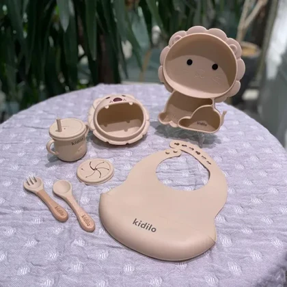 ست ظرف غذا کیدیلو طرح شیر