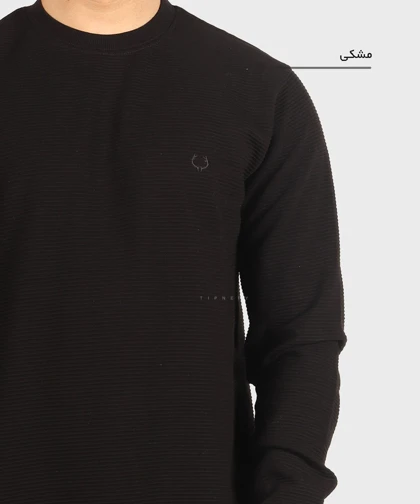 تیشرت آستین بلند مردانه یقه گرد 6046