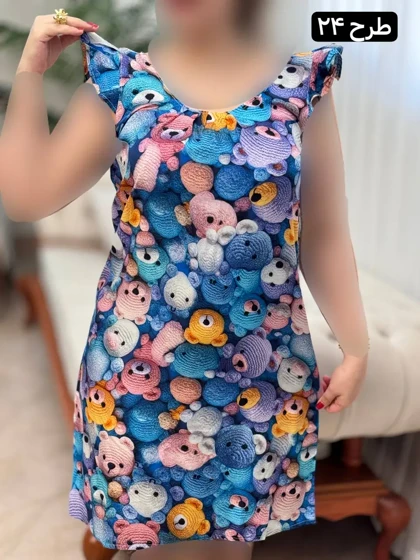 پیراهن نخی سه بعدی 2909