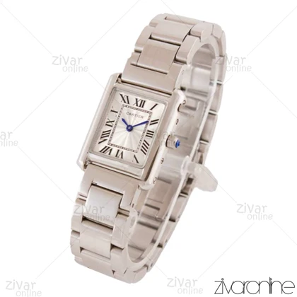 ساعت کارتیر زنانه مدل Tank نقره ای صفحه سفید 103694