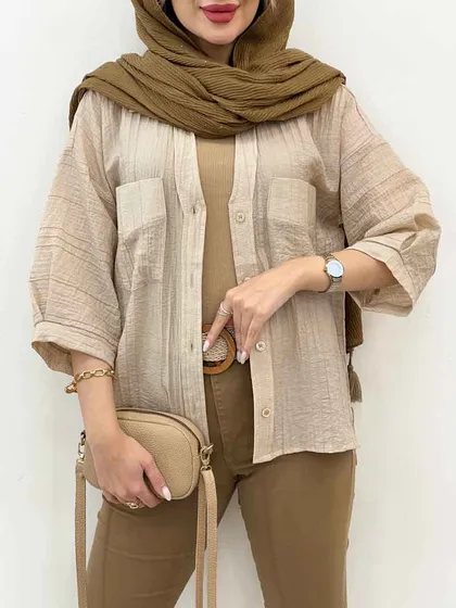 شومیز دو جیب دیما