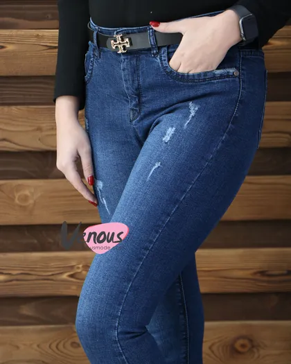 شلوار جین آبی تیره
