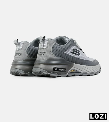 کفش کتانی طبی ورزشی طوسی فیلی SKECHERS max protect مدل 7569