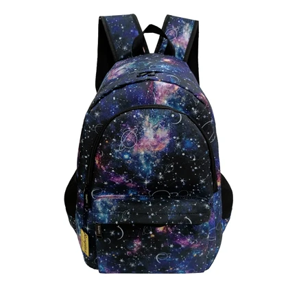 کیف مدرسه دخترانه مدل کهکشانی زحل saturn با جامدادی (برند رسپینا)