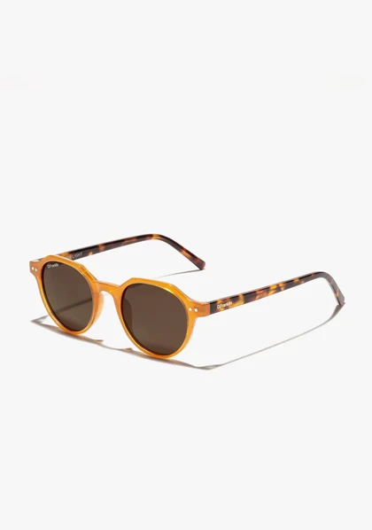عینک آفتابی دی فرانکلین مدل D.Franklin ULTRA LIGHT S ROUND / AMBER - BROWN